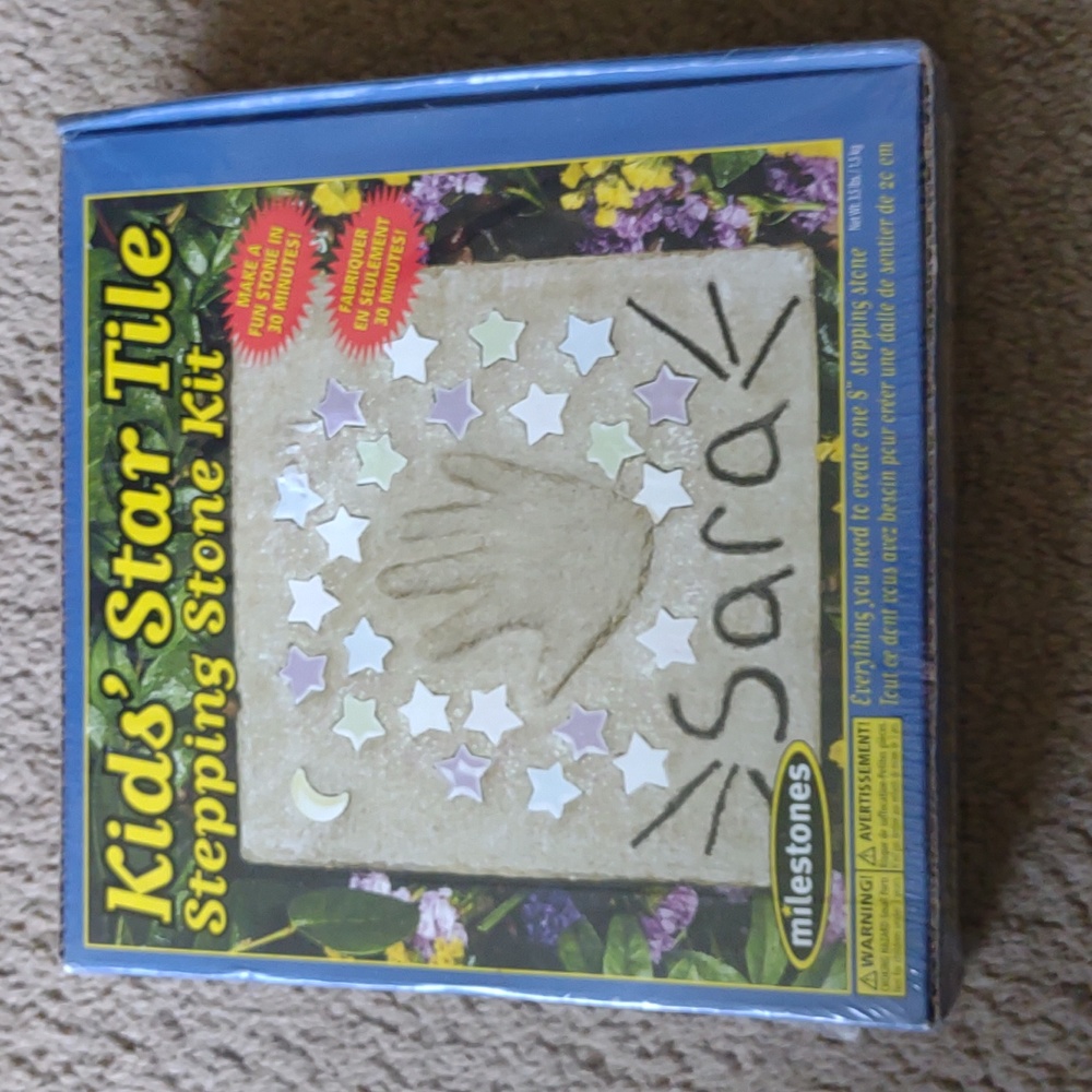 Brand new kids star tile stepping stone